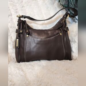 East 5th Dark Brown Shoulder Bag